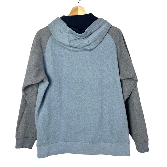 Columbia Hart Mountain Blue Two Tone Hoodie Sweatshirt M - Picture 2 of 3